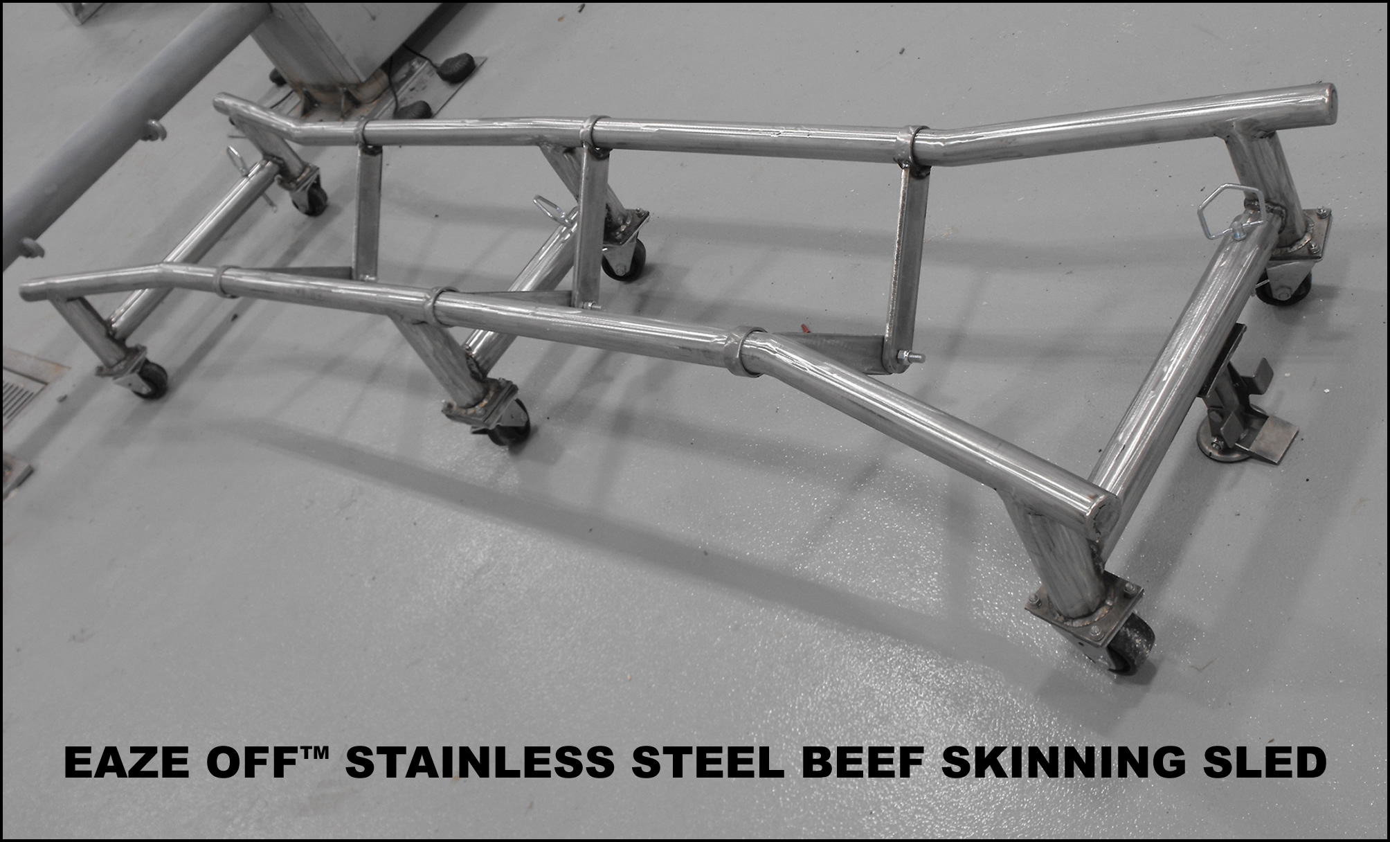 EAZE OFF Stainless Steel Beef Skinning Cradle