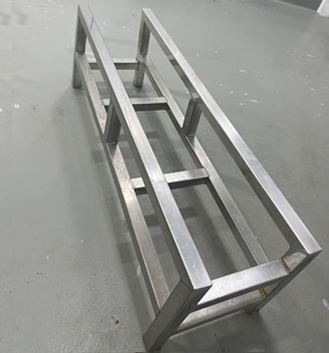 Heavy Duty Stationary Aluminum Beef Skinning Cradle